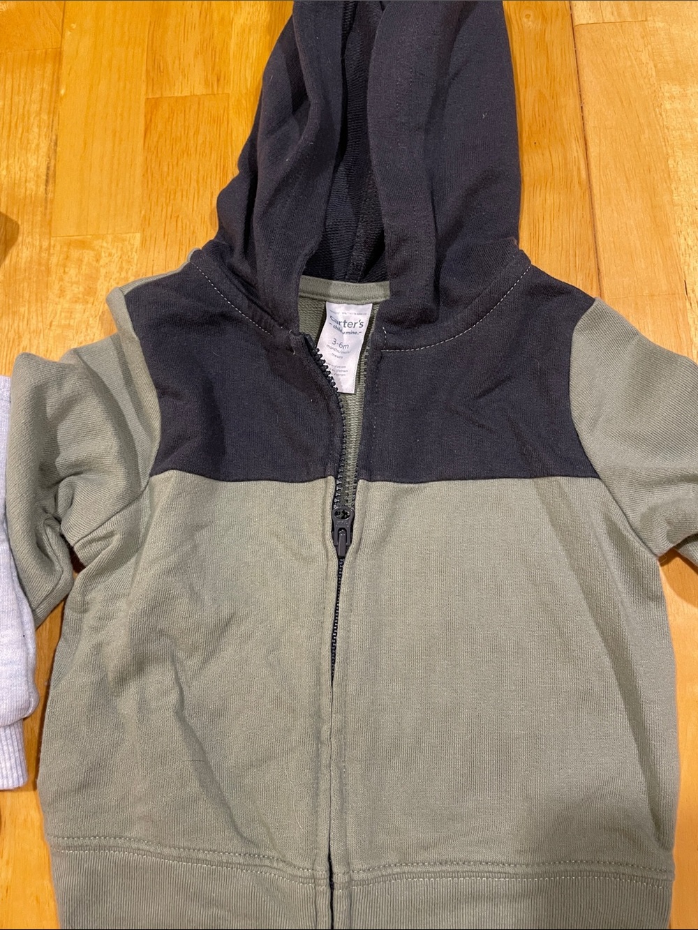 Carter's Red Hooded Toddler Vest with Forest Print - Picture 4 of 7